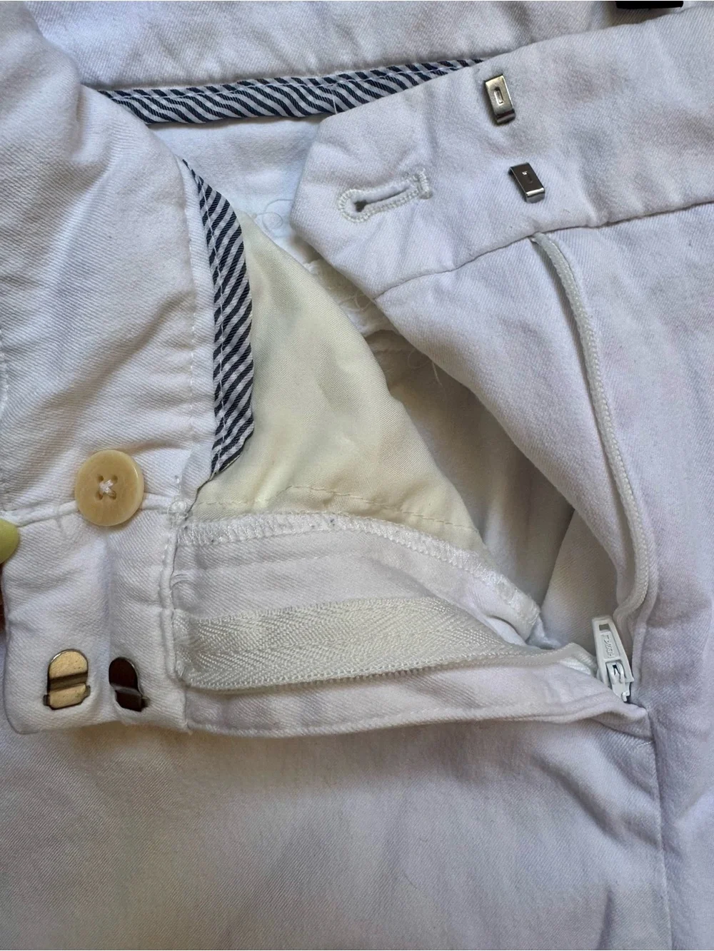 J. Crew White Women's Chino Pants, Size 4